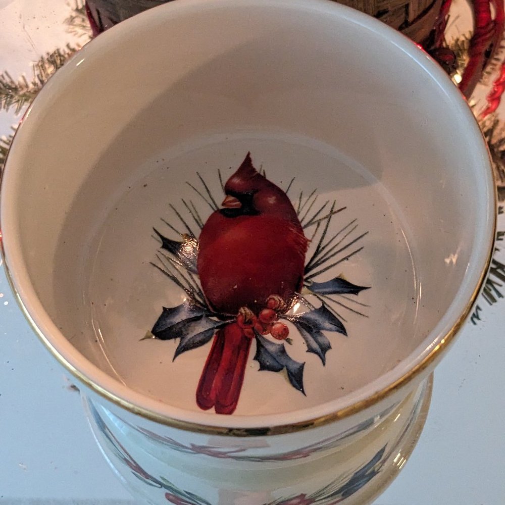 4 Vtg. Holiday Style Dip/Cheese Spreaders + Lenox Dip Dish